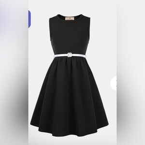 Grace Karin girls, black skater, dress, a line, 9–10 year old​​​​